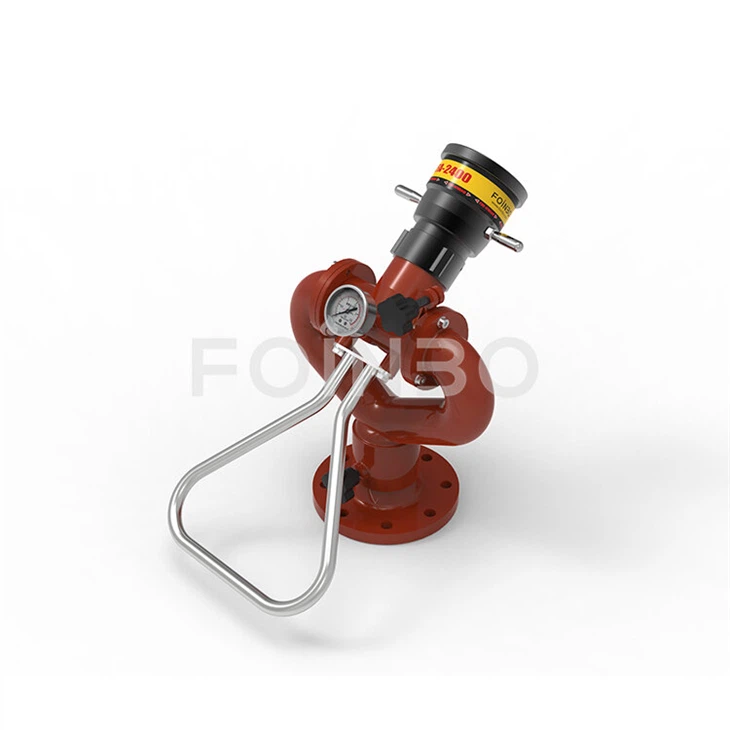 आग ट्रक पर पानी की तोप