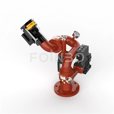 अग्निशमन के लिए फायर मॉनिटर वाहन घुड़सवार